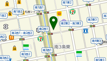 北海道めんこい鍋 くまちゃん温泉 札幌本館の地図画像