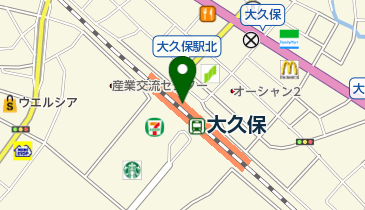 JR西日本 大久保駅みどりの窓口の地図画像