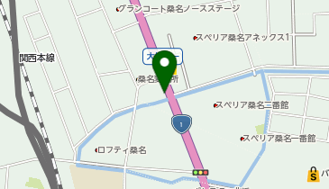 ピザハット 桑名店の地図画像