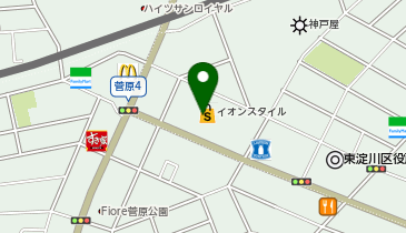 NYNY(ニューヨークニューヨーク) イオンスタイル東淀川店の地図画像