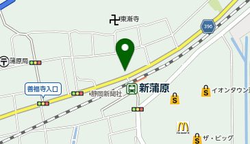 すずとら 蒲原店の地図画像