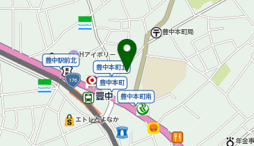 ファルコ薬局 豊中店の地図画像