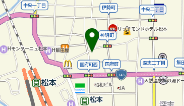 味のとんかつ 百亭の地図画像