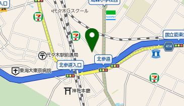 ねぎし デリキッチン代々木店の地図画像