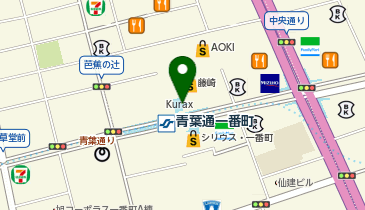 竹鶏ファーム 仙台藤崎店の地図画像