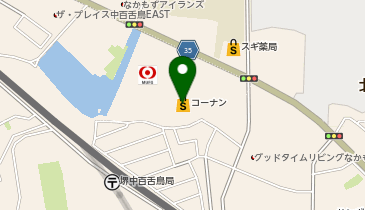 ファミリーアミューズメント 中もず店の地図画像