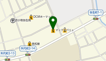 クリーンラインカクサダ マックスバリュ弥生店の地図画像