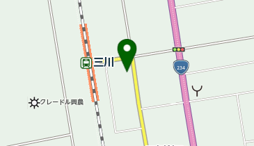クリーンラインカクサダ 三川サービス店の地図画像