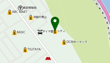 北光舎 シティあばしり店の地図画像
