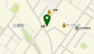 コインランドリー洗濯あおば館の地図画像