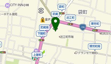 KINOKUNIYA entree(キノクニヤ アントレ) 金沢店の地図画像