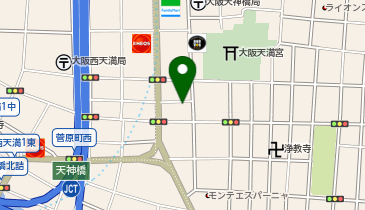 ピンポンスポット 南森町店の地図画像