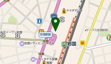 淡路島 BURGER CAFE(バーガー カフェ) 岩国駅前店の地図画像