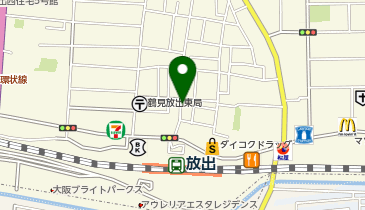 鶏由の地図画像