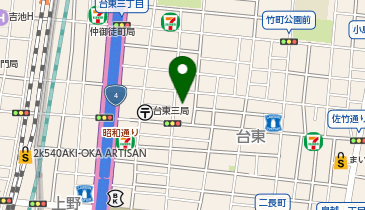 下町バル ジュ・タタンの地図画像