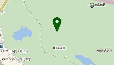 新宿御苑あのんの地図画像