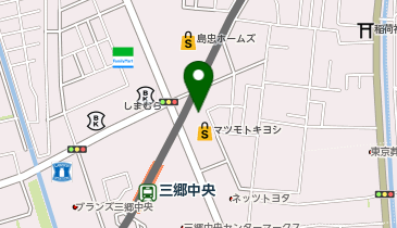 焼肉問屋くに家 三郷中央店の地図画像