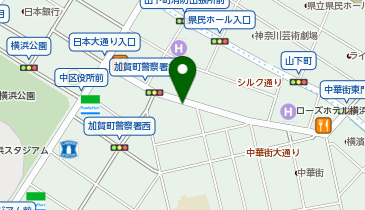 Tabistヒロマスホステル横浜中華街の地図画像