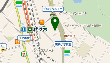 肉汁餃子のダンダダン 代々木店の地図画像