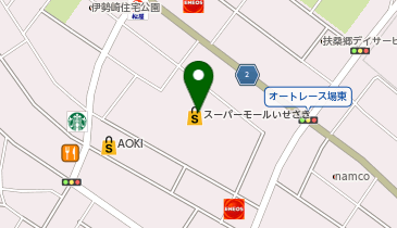 ぎょうざの満洲 伊勢崎西部モール店の地図画像