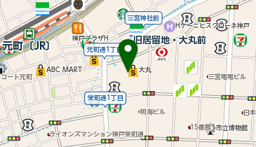 カンナムデリ 大丸神戸店の地図画像