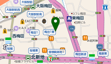 大衆酒場フレンチマン 第4ビル店の地図画像