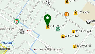 北海道うまいもの館 アルプラザ草津店の地図画像