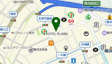 プーケットオリエンタル 横浜店の地図画像