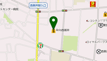 あそんじゃ王国 アリオ西新井店の地図画像