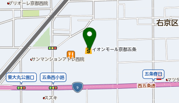 POLA THE BEAUTY(ポーラ・ザ・ビューティー) イオンモール京都五条店の地図画像