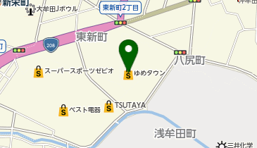 白水 ゆめタウン大牟田店の地図画像