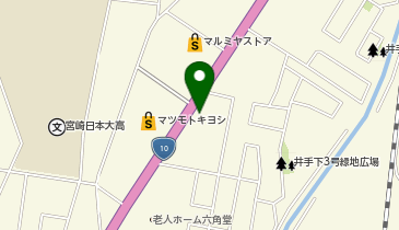 スリークロス宮崎店の地図画像