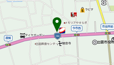 KASHIYAMA(カシマヤ) グラッピーノ出雲店の地図画像