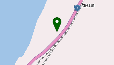 海辺のテーブルエッグの地図画像