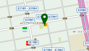 ホンジツノカレーの地図画像