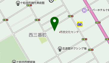十和田市民文化センターの地図画像