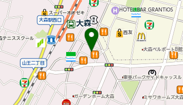 三菱UFJ銀行 大森支店の地図画像