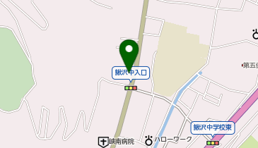 鰍沢税務署の地図画像