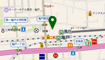 食べ飲み放題 大衆食堂 安べゑ 亀戸駅前店の地図画像