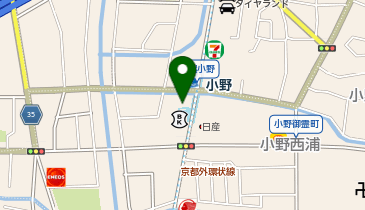 鶏笑 山科小野店の地図画像