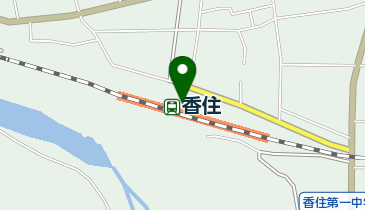 JR西日本 香住駅みどりの窓口の地図画像