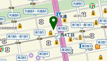 美容プラージュ 札幌店の地図画像