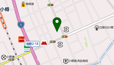 美容プラージュ 小樽店の地図画像