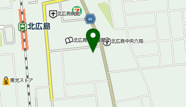 美容プラージュ 北広島店の地図画像