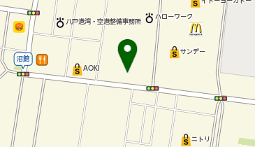 美容プラージュ 沼館店の地図画像