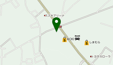 美容プラージュ 石岡店の地図画像