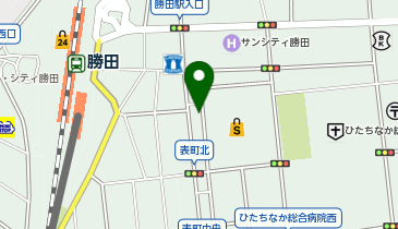 美容プラージュ 勝田店の地図画像