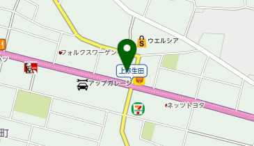 美容プラージュ 館林店の地図画像