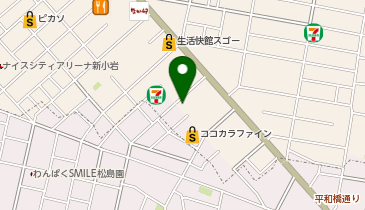 美容プラージュ 新小岩店の地図画像