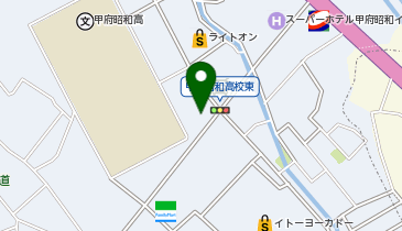 美容プラージュ 甲府昭和店の地図画像